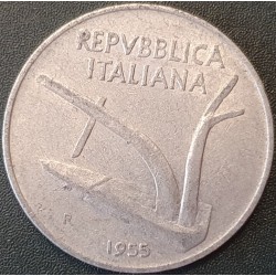 Italija 10 lirų, 1951-2001 KM93