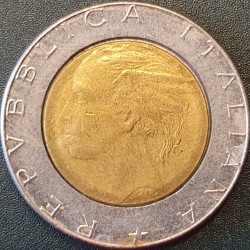 Italija 500 lirų, 1982-2001 KM111