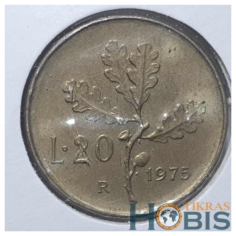 Italy 20 lire, 1957-2001 KM97