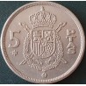 Spain 5 pesetas, 1975 KM807