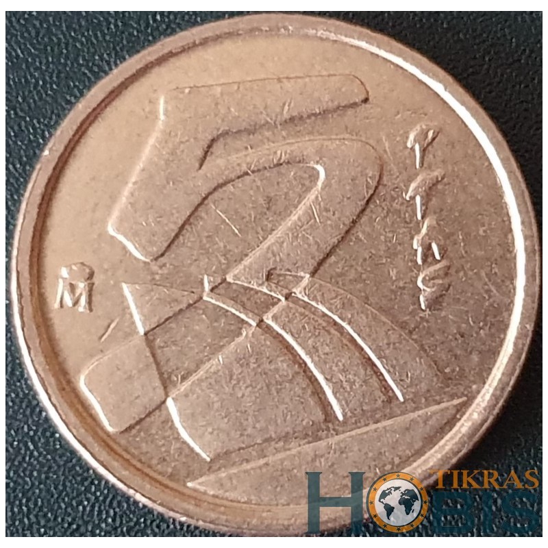 Spain 5 pesetas, 1989-2001 KM833