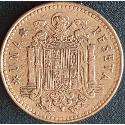 Ispanija 1 peseta, 1975 KM806