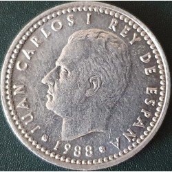 Spain 1 peseta, 1982-1989 KM821