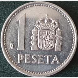 Spain 1 peseta, 1982-1989...