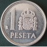 Spain 1 peseta, 1982-1989 KM821