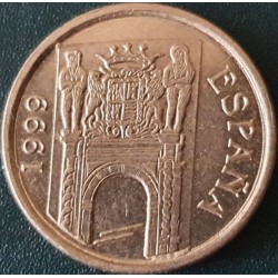 Ispanija 5 pesetos, 1999 KM1008