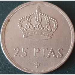 Ispanija 25 pesetos, 1975...
