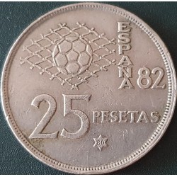 Ispanija 25 pesetos, 1980...