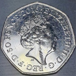 England 50 pence, 2016 150th Beatrix Potter UC129