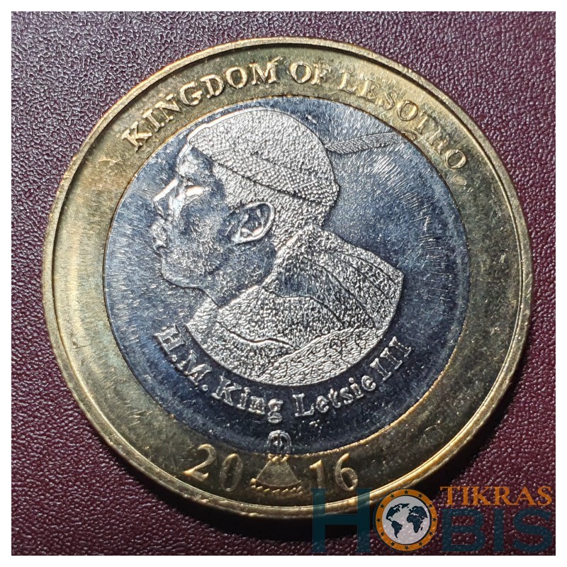 Lesotho 5 maloti, 2016 50th Anniversary of Independence UC100