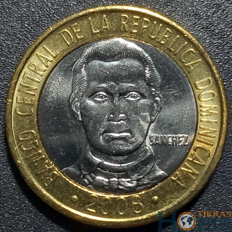 Dominican Republic 5 pesos, 2008 UC2
