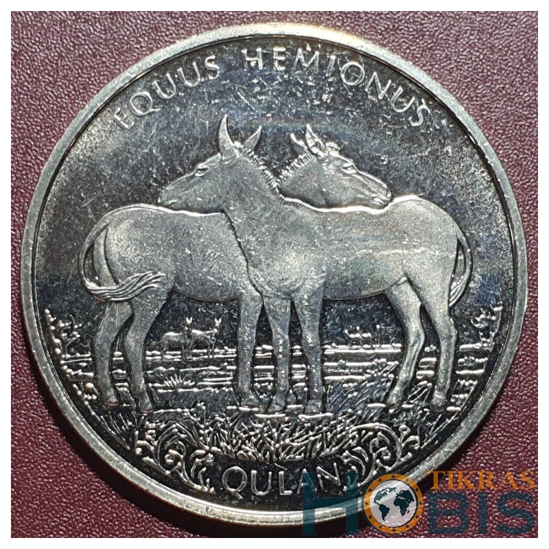 Kazakhstan 100 tengi, 2021 Equus Hemionus UC180