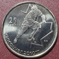 Canada 25 cents, 2007 Ice...
