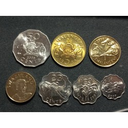 Swaziland (Eswatini) 1999-2010, 7 pcs. set