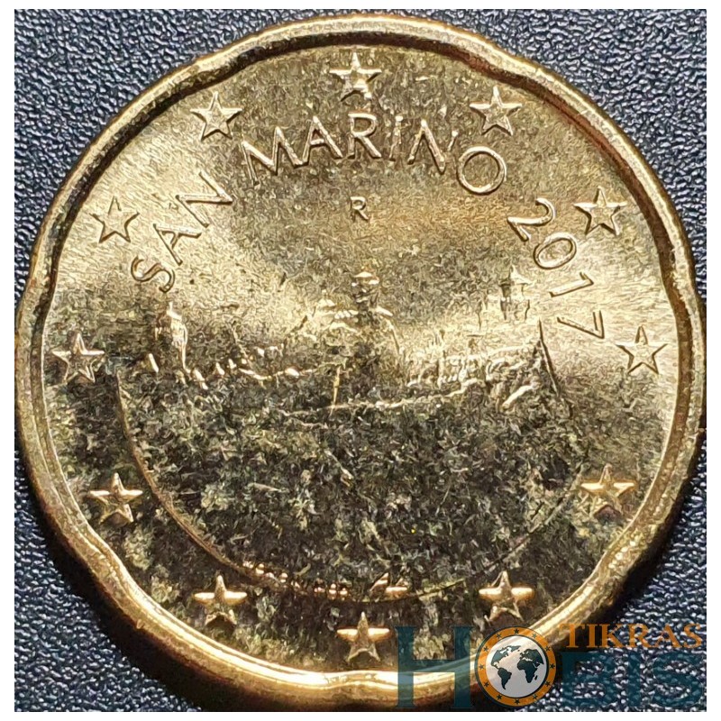 San Marinas 20 euro centų, 2017 - 2026 UC1