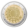 Latvija 2 eurai, 2015 Europos Sąjungos vėliavos 30-metis