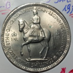 Anglija 5 šilingai, 1953...