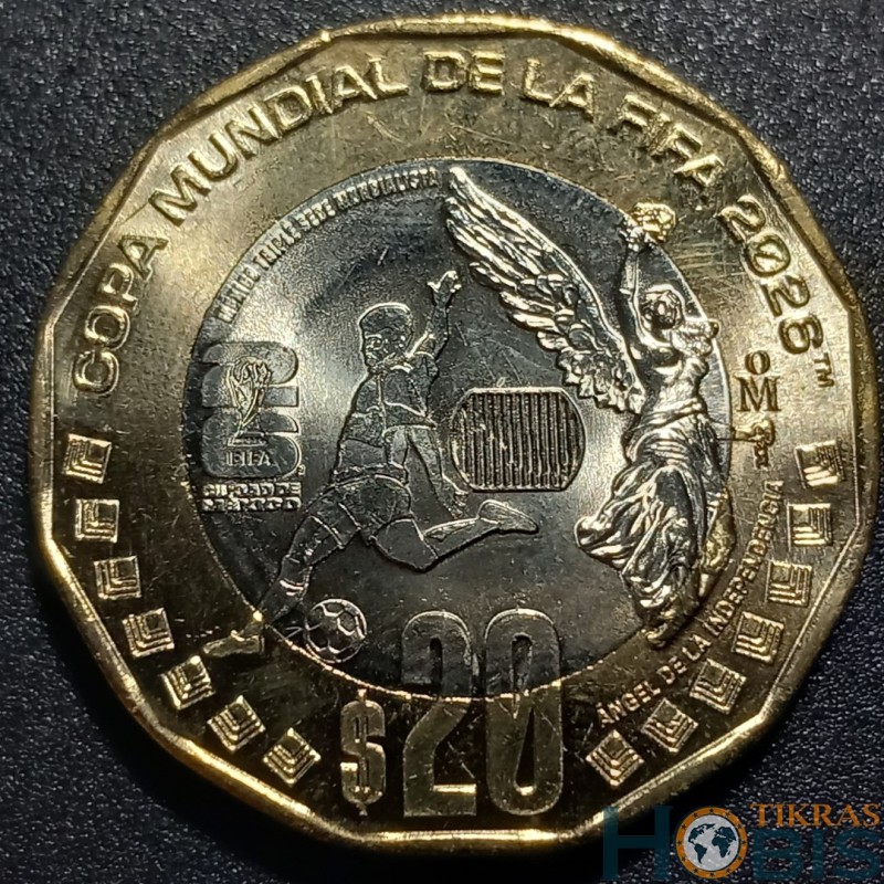 Mexico 20 pesos, 2026 Angel of Independence UC329