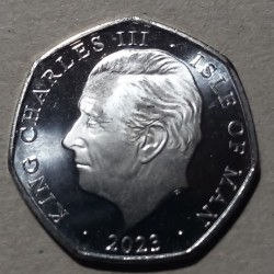 Isle of Man 50 pence, 2023 UC12