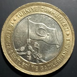 Turkey 1 lira, 2016 In...