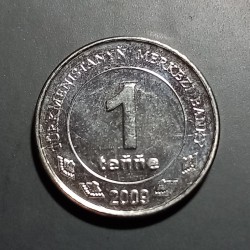 Turkmenistan 1 tenge, 2009...