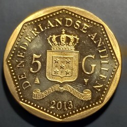Netherlands Antilles 5 gulden, 2013 Sint Maarten Flag KM86