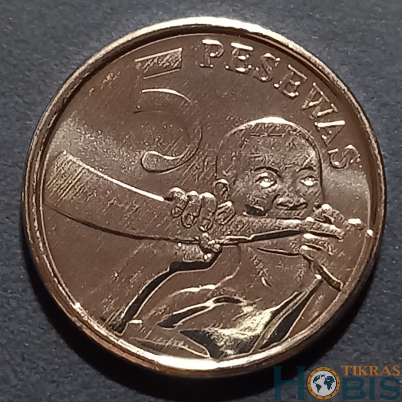 Ghana 5 pesewas, 2016 KM38