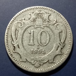 Austrija 10 helerių, 1892 -...