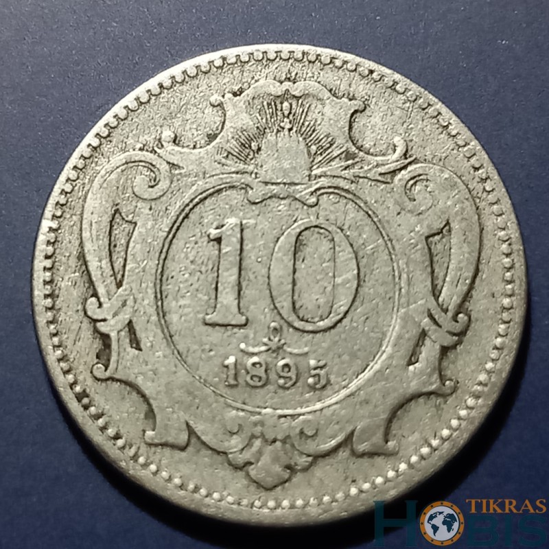 Austrija 10 helerių, 1892 - 1911 KM2802