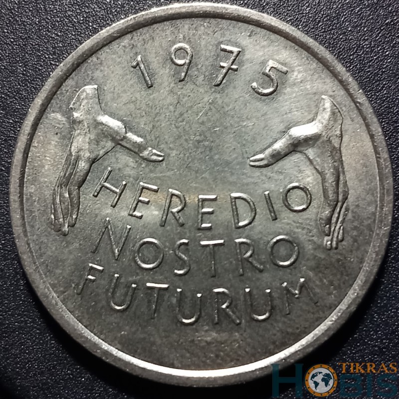 Switzerland 5 francs, 1975 Monument Protection Year KM53