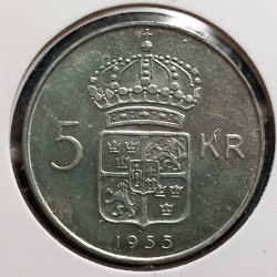 Švedija 5 kronos, 1955...