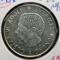 Sweden 5 kronor, 1955 KM829 (AG 0.400)