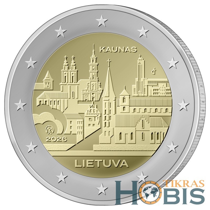 Lithuania 2 euro, 2026 Kaunas UC120