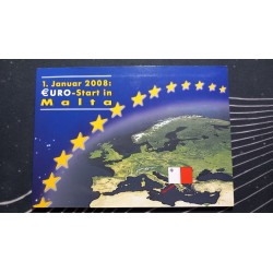 Latvia, Euro and Mils coin set