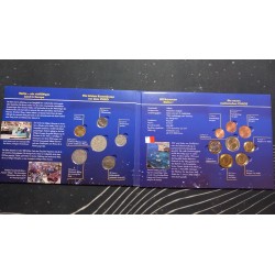 Latvia, Euro and Mils coin set
