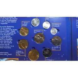 Slovenia, Euro and Tolar coin set