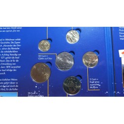 Cyprus, Euro and Cypriot pound coin set