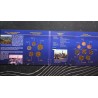 Estonia, Euro and Kroon coin set