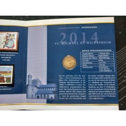 Vokietija 2 eurai, 2014 Šv. Mykolo bažnyčia KM334 BUKLETE