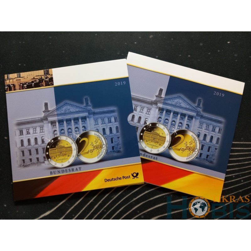 Germany 2 euro, 2019 70th Bundesrat UC100