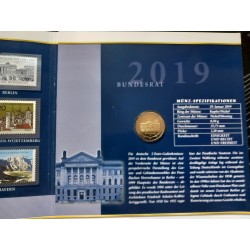 Vokietija 2 eurai, 2019 Bundesrato 70 UC100 BUKLETE
