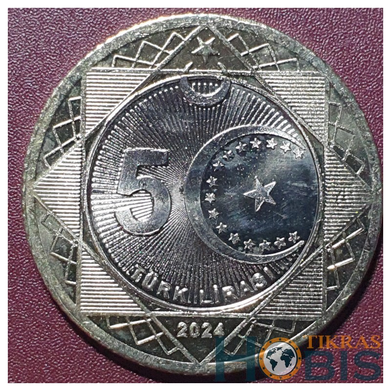 Turkey 5 lira, 2024 UC6