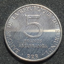 Burundis 5 frankai, 2013 KM20