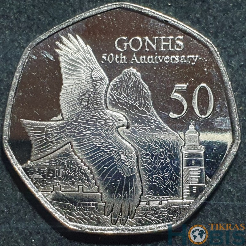 Gibraltaras 50 pensų, 2026 gamtos istorijos draugija UC696