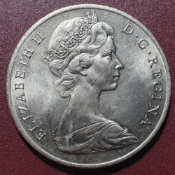 Gibraltaras 1 krona, 1969 KM4