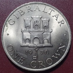 Gibraltar 1 crown, 1969 KM4...