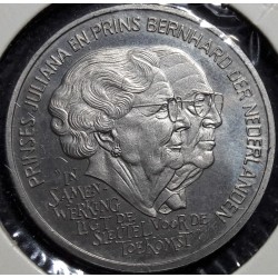 Netherlands 2½ ECUs, 1994 85th Queen Mother X73