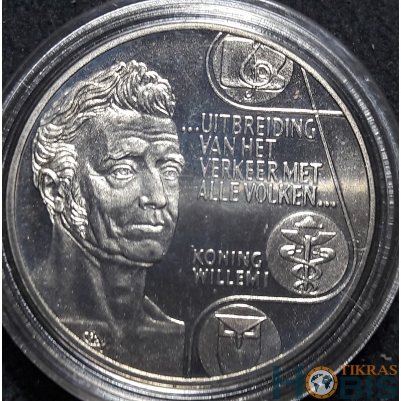 Nyderlandai 2½ ekiu, 1992 Karalius Vilhelmas I X47