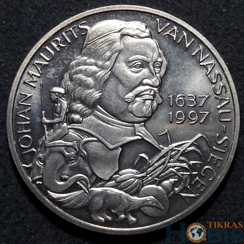 Netherlands 10 ECUs, 1997 J. Maurits van Nassau-Sieggen X108