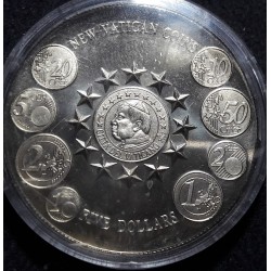Liberia 5 dollars, 2004 New Vatican Coins UC127